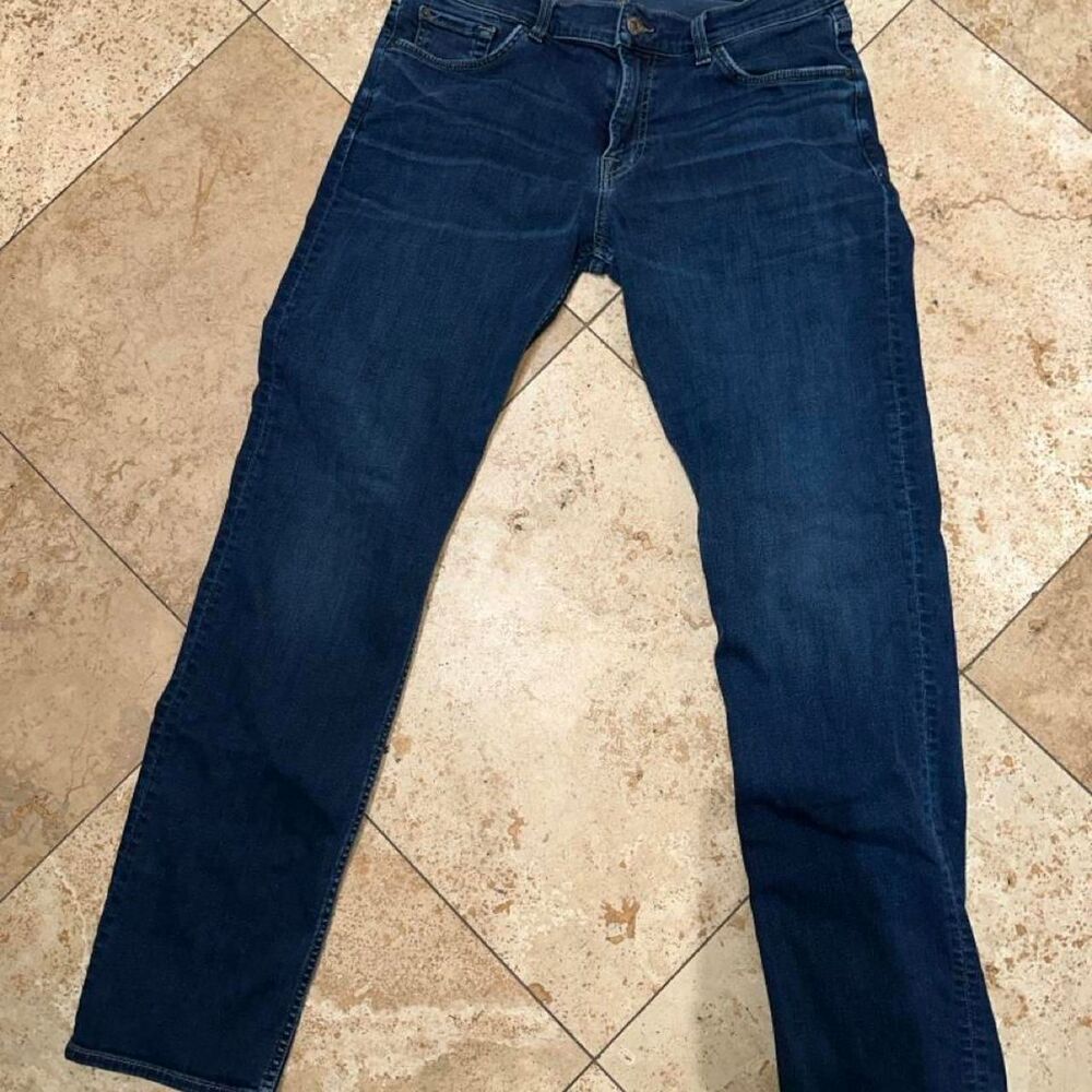 7-for-all-mankind Men's Blue and Navy Jeans